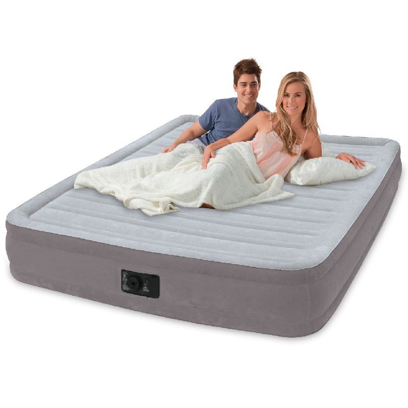 Надувная кровать для сна с насосом двуспальный